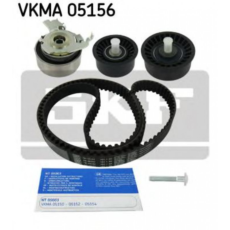 VKMA 05156 SKF Комплект ГРМ (ремінь + ролик)